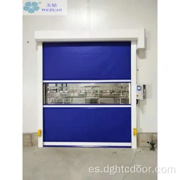 Puerta de rodillo rápido industrial de alta velocidad PVC